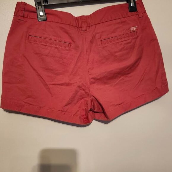 Vineyard Vines Women's Coral Salmon Pink Shorts - Picture 3 of 3